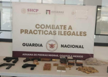 Detectan cargamento de ar.mas en autobús que viajaba de Estados Unidos a Zacatecas