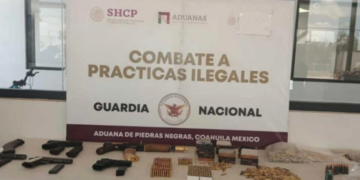 Detectan cargamento de ar.mas en autobús que viajaba de Estados Unidos a Zacatecas