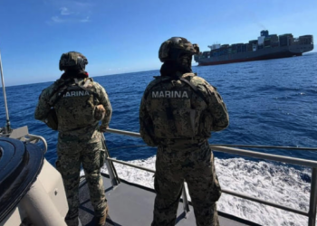 Aseguran 137 kilos de presunta cocaína en puerto de Lázaro Cárdenas; detienen a cinco ecuatorianos