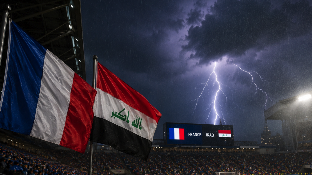 Suspenden partido entre Francia e Irak por tormenta eléctrica en Filadelfia