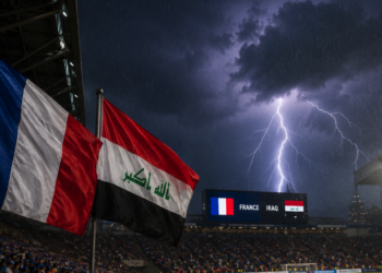 Suspenden partido entre Francia e Irak por tormenta eléctrica en Filadelfia