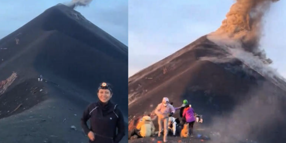  Turista vive momentos de terror en volcán activo de Guatemala; pensó que no saldría con vida