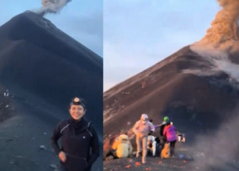  Turista vive momentos de terror en volcán activo de Guatemala; pensó que no saldría con vida