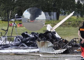 Avioneta se desploma cerca del aeropuerto de Varsovia; deja dos muertos y dos heridos