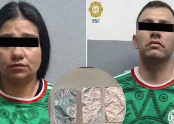 Detienen a pareja por robo de celulares; ocultaban los equipos envueltos en papel aluminio