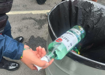 Destruyen más de 400 latas de cerveza durante operativo de seguridad en la capital