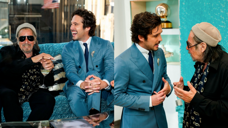 Diego Boneta recibe elogios de Al Pacino y revela las lecciones que le dejó trabajar con la leyenda del cine