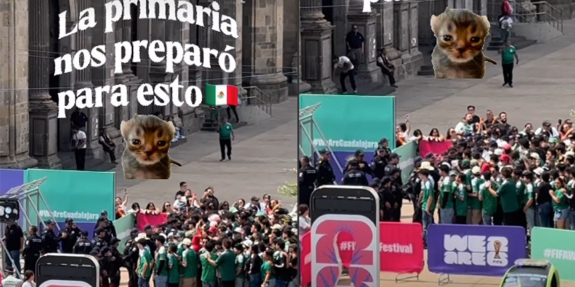 Aficionados sorprenden al organizarse con la tradicional "distancia por tiempos" para entrar al Fan Fest