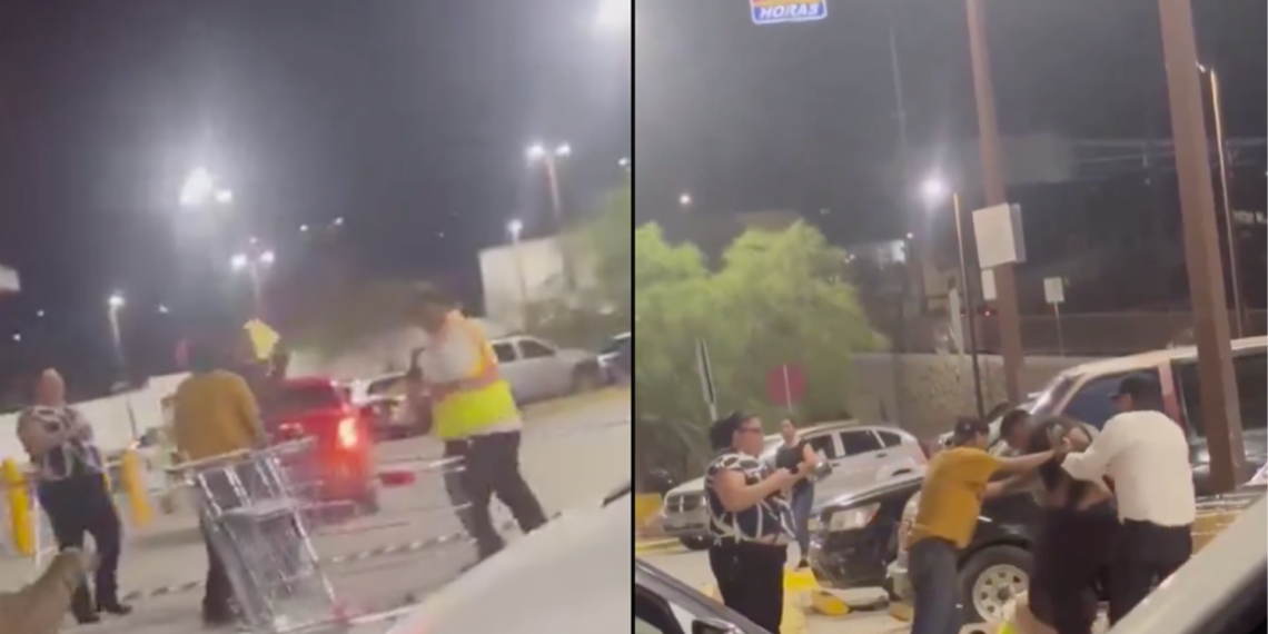 Pelea entre cliente y parquero en la 16 de Septiembre termina con inesperada intervención de un perro