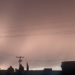Sorprende cielo rojo tras la lluvia en la frontera Juárez-El Paso