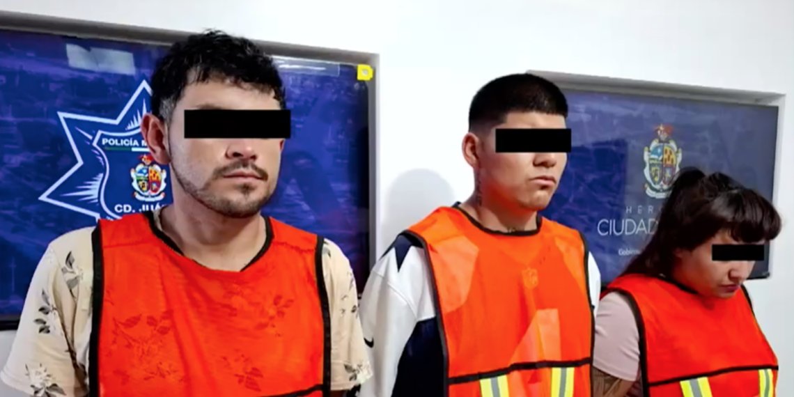 Detienen a tres personas con más de 700 gramos de cri.stal en Colinas de Juárez