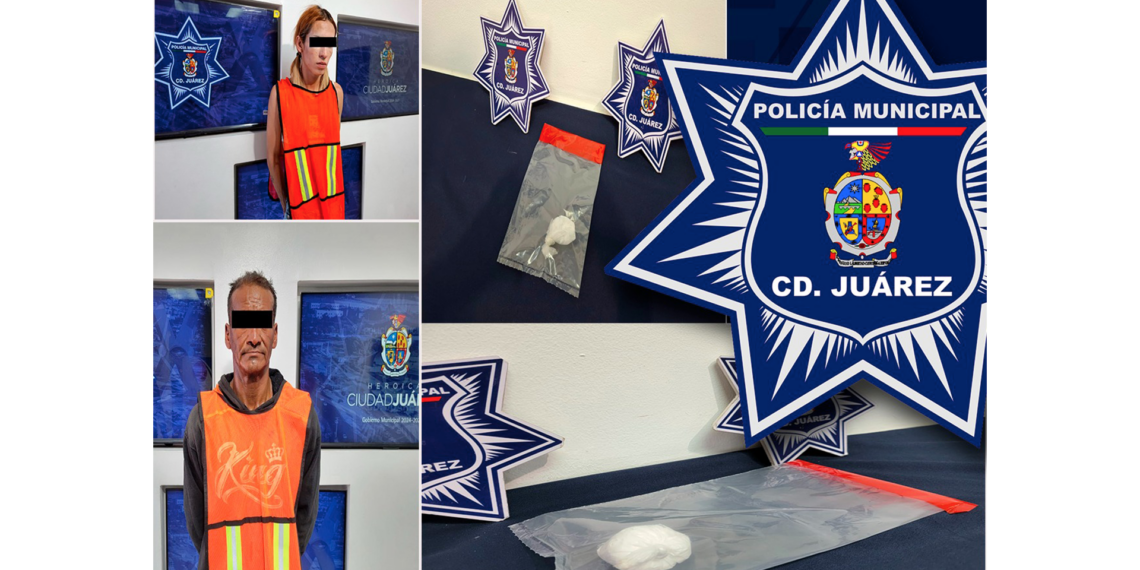 Detienen a dos personas por presunto narco.menudeo en distintos sectores de Ciudad Juárez