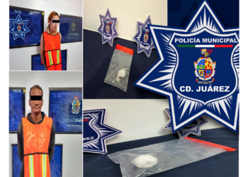 Detienen a dos personas por presunto narco.menudeo en distintos sectores de Ciudad Juárez