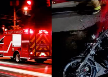 Incendian motocicleta tras presunta ame.naza en la colonia Bellavista