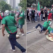 Aficionados convierten la calle en un ring y sorprenden a turistas durante la fiesta futbolera 2026