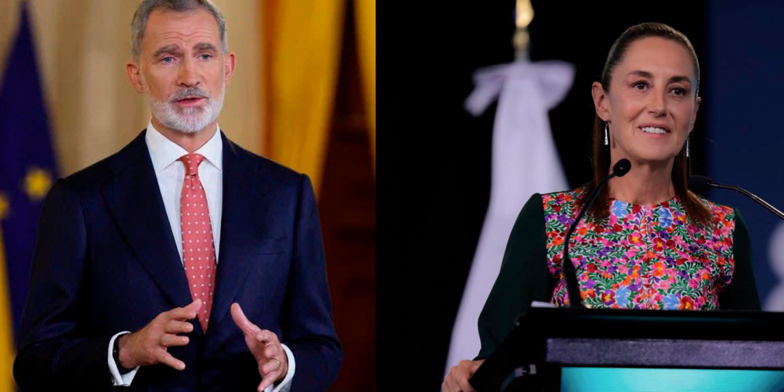 Sheinbaum se reunirá con el Rey Felipe VI; hablarán sobre pueblos originarios y reconocimiento histórico