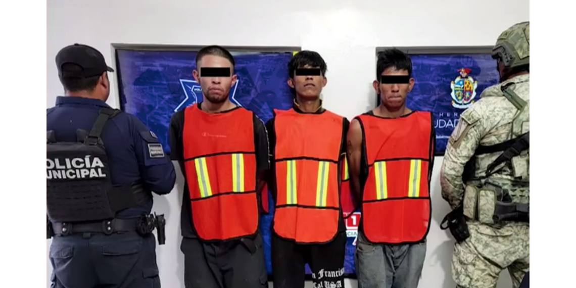 Detienen a tres jóvenes con dro.ga y un fu.sil de postas; los investigan por presuntos asa.ltos en Riberas del Bravo