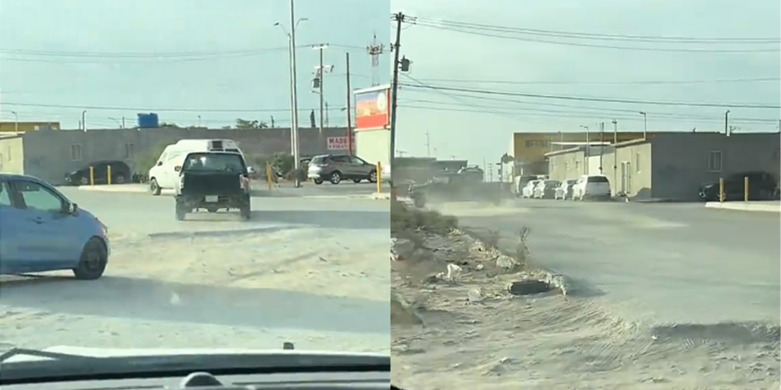 Conductor intenta hacer drifts y termina estrellando su camioneta contra un poste