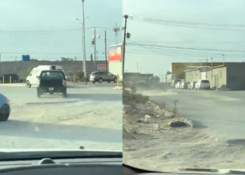 Conductor intenta hacer drifts y termina estrellando su camioneta contra un poste
