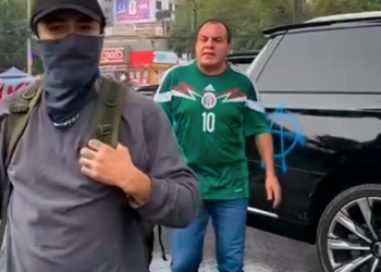 Cuauhtémoc Blanco fue agredido por manifestantes rumbo al Estadio Azteca