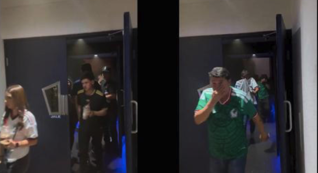 Festejo por gol de México provoca evacuación de sala de cine en Sonora tras activar un extintor