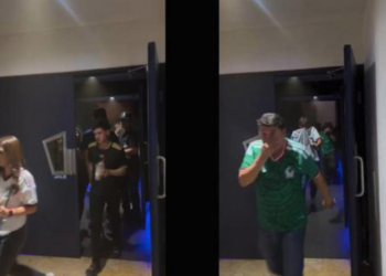 Festejo por gol de México provoca evacuación de sala de cine en Sonora tras activar un extintor