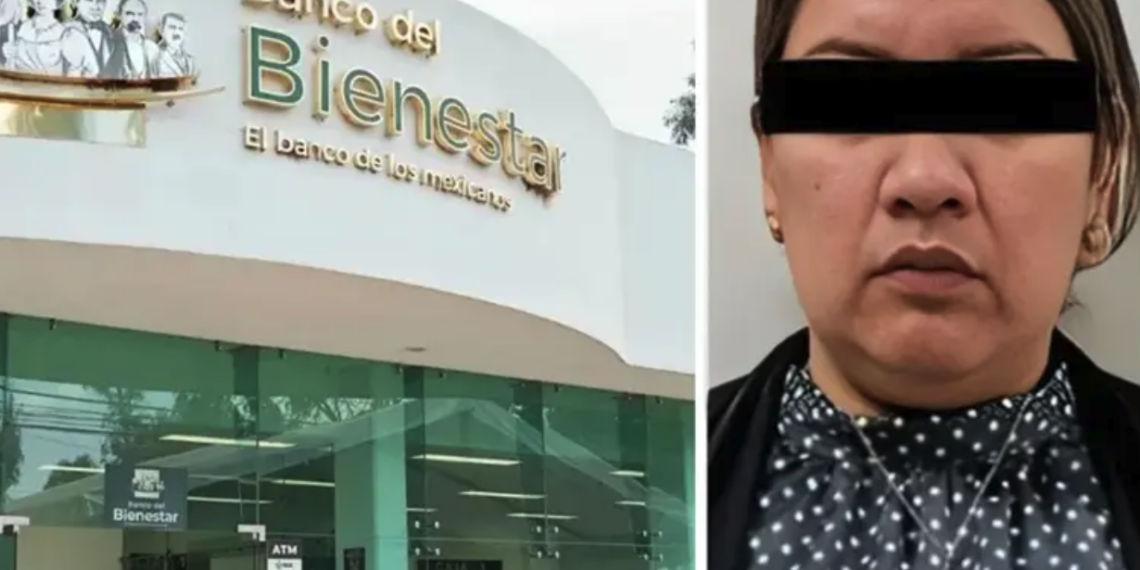 Gerente del Banco del Bienestar es acusada de planear millonario robo en Nuevo León