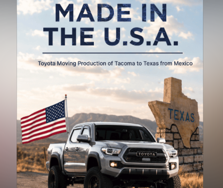 Trump celebra traslado parcial de producción de Toyota; Economía asegura que México mantiene operaciones