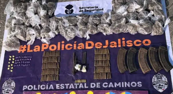 Detienen a presunto generador de violencia con arma, droga y 140 cartuchos