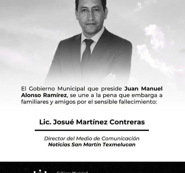  Asesinan al periodista Josué Martínez frente a su madre e hijo en Puebla