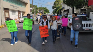 Marchan en Ciudad Madero para exigir justicia por la muerte de Dafne Zapata