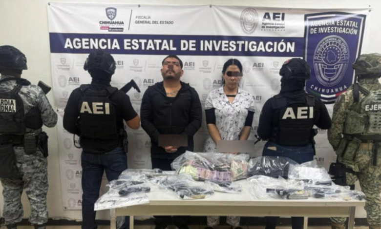 Detienen en Ciudad Juárez a presunto líder del Cártel de Juárez; aseguran armas, droga y más de un millón de pesos