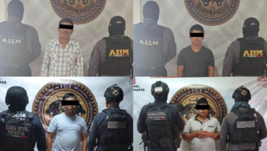 Detienen a cuatro hombres por presunto abuso sexual contra un menor en Chiapas