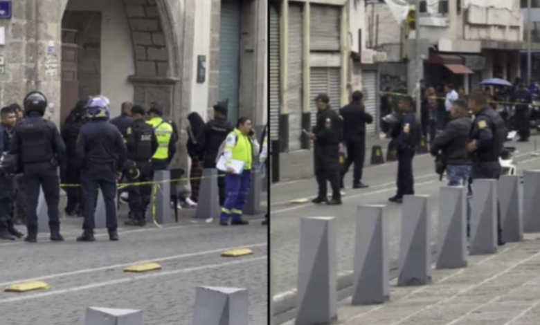 Balacera en el Centro Histórico de la CDMX deja un muer.to y dos heridos