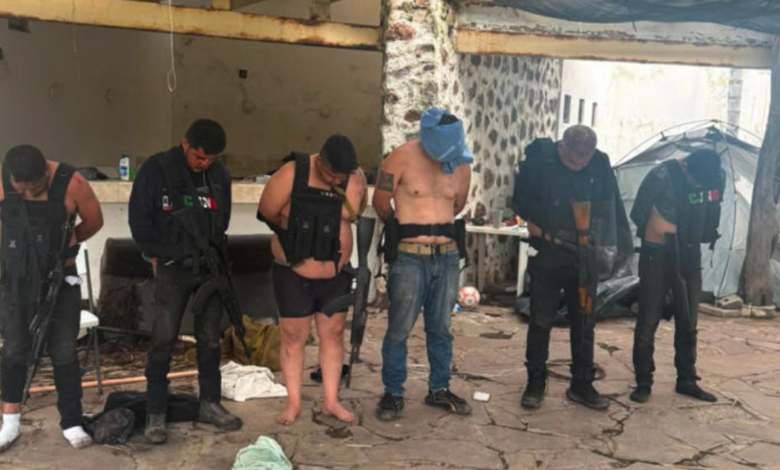 Golpe al crimen organizado en Zapopan: Ejército detiene a seis presuntos integrantes del "Grupo RR"