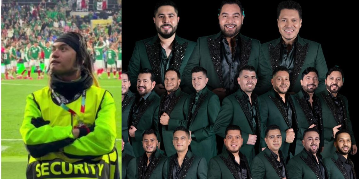 Banda MS busca al guardia que se volvió viral por cantar durante la celebración de México