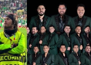 Banda MS busca al guardia que se volvió viral por cantar durante la celebración de México