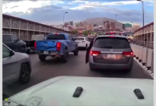 Automovilista embiste a limpiaparabrisas en fila del Puente Santa Fe; captan el momento en video