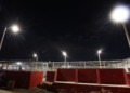 Rehabilitan alumbrado de parque en la colonia División del Norte para fortalecer la seguridad y el deporte