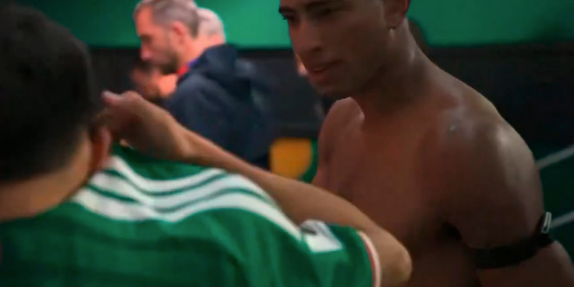 Gilberto Mora y Jude Bellingham protagonizan emotivo intercambio de camisetas tras el México vs. Inglaterra