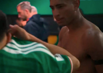 Gilberto Mora y Jude Bellingham protagonizan emotivo intercambio de camisetas tras el México vs. Inglaterra