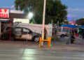 Incendio presuntamente provocado consume carwash y puesto de comida en Ciudad Juárez