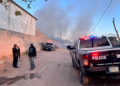 CONTINUACIÓN: Incendio consume tres viviendas tras presunto cortocircuito en Ciudad Juárez