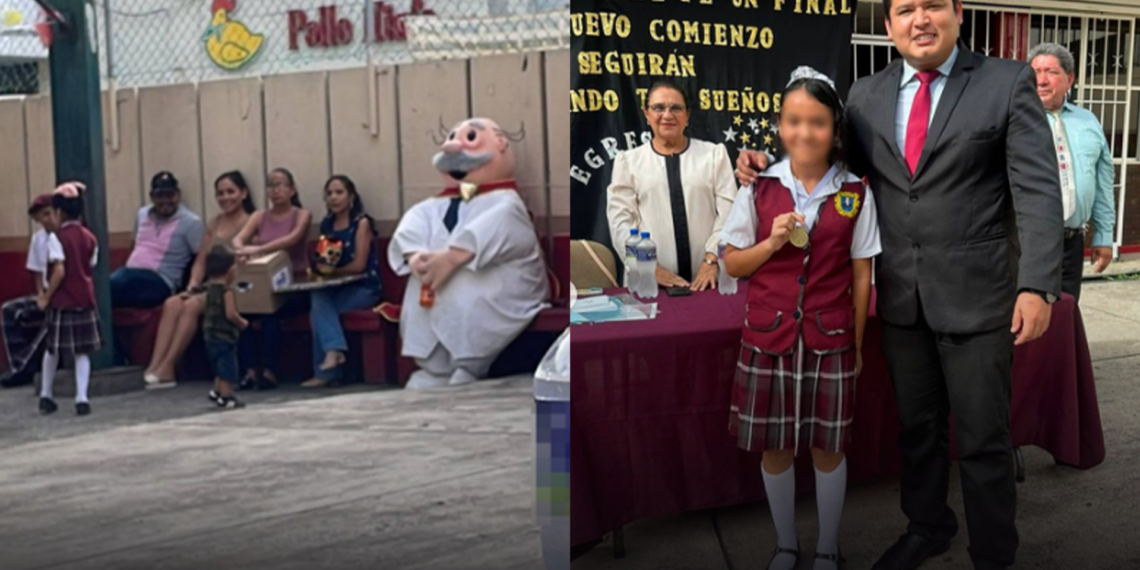 Papá llega vestido de Dr. Simi a la graduación de su hija y conmueve a miles en redes