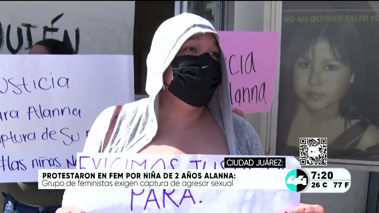 Protestaron en FEM por niña de 2 años Alanna - El Canal de las Noticias Digital
