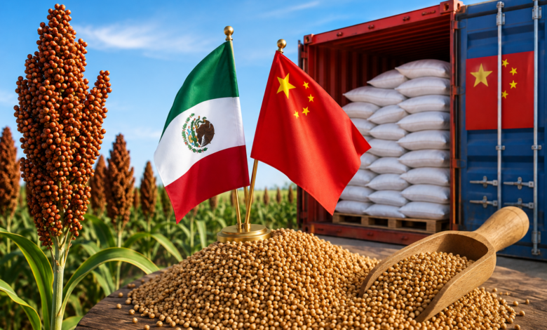 China apuesta por el sorgo de Sinaloa: acuerdan compra de 1.2 millones de toneladas
