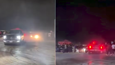 Camioneta arrolla a espectadores durante carreras clandestinas en la Puerta de Juárez