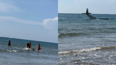 Avioneta cae al mar frente a playa de Boca Ratón; piloto resulta ilesa