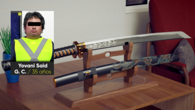 Discusión por estacionamiento termina con vecino herido con una katana
