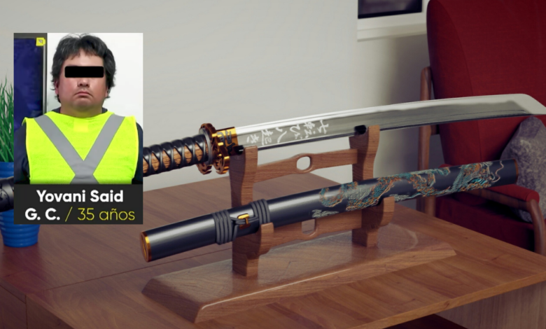 Discusión por estacionamiento termina con vecino herido con una katana
